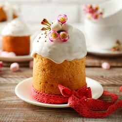 Глазур для пасок на білках із желатином. Не тріскається і не осипається! - Simya