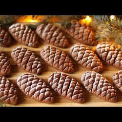 Печеньше "шишки" шоколадные