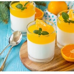 Aпельсиновая панна котта