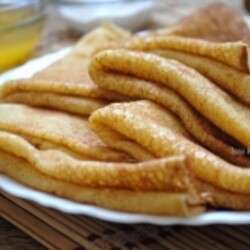 Пенные блины на сыворотке