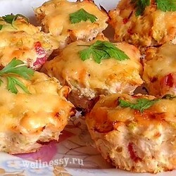 Маффины из кабачков и куриной грудки: вкусный и простой пп рецепт