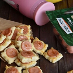 Слойки "Кнопочки" для перекуса в школе