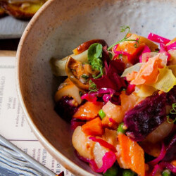 Винегрет из запеченных овощей от Влада Пискунова. Рецепт