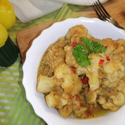 Цветная капуста с чечевицей