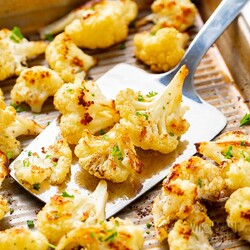 Oven Roasted Cauliflower - Wholesome Yum - Easy healthy recipes. 10 ingredients or less.