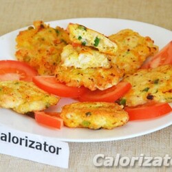 Рубленные куриные котлеты с сыром