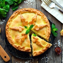 Курник с курицей и картошкой - пошаговый рецепт с фото, как испечь пирог