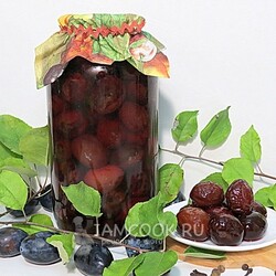 Сливы маринованные закусочные на зиму