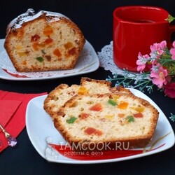 Кекс с цукатами