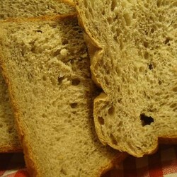 Пшеничный хлеб с льняной мукой и фруктовым пюре