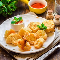 Цветная капуста в постном кляре