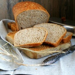 Хлеб серый с отрубями