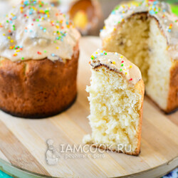 Влажный кулич (пасхальный)