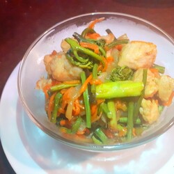 Свинина с папоротником