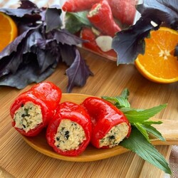 Закусочные фаршированные перчики