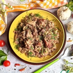 Пряное рагу-каша из баранины