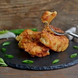 Палочки из трески в сырном кляре