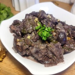 Куриная печень по-кавказски