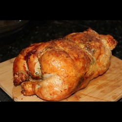 Фаршированная курица без костей