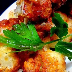 Цветная капуста в медово-соевом соусе