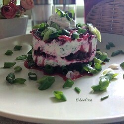 Свекольный салат "Красный бархат"