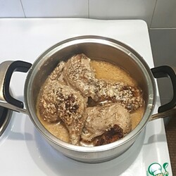 Цыпленок в сметане