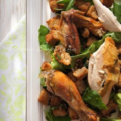 Жареная курица в стиле "Зуни Кафе"