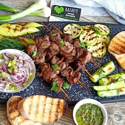 Шашлык из баранины с красным вином