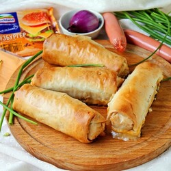 Оригинальная сосиска в тесте