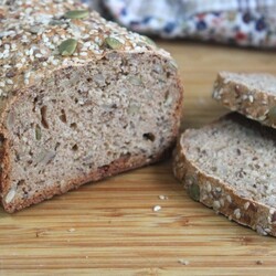 Хлеб без замеса цельнозерновой семечковый