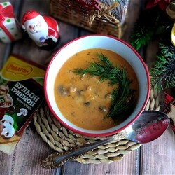 Венгерский грибной суп с паприкой