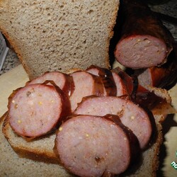 Колбаса сыро-копченая домашняя