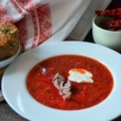 Борщ "По-полтавски"