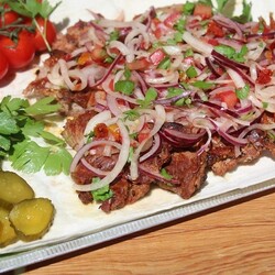 Луковая закуска к индейке-гриль