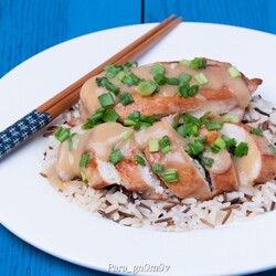 Курица, жаренная с мисо по традиции Нагасаки