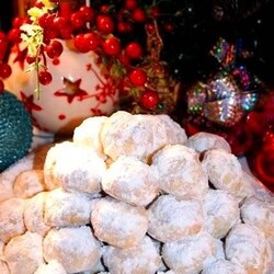 Рождественское миндальное печенье "Курабьедес"