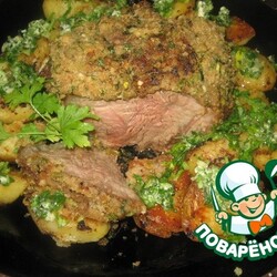 Свинина, запечeнная с картофелем