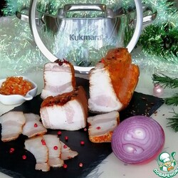 Сало солёное горячим способом