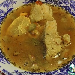 Селянка из рыбы на рыбном бульоне