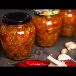 Баклажаны на зиму. Закуска