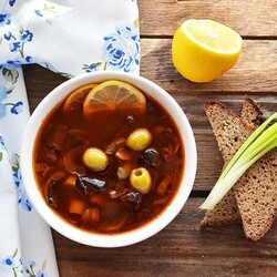 Грибная солянка