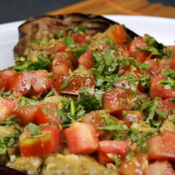 Баклажаны запечёные с сыром