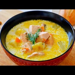 УХА по-фински. Сливочный рыбный суп Лохикейтто.