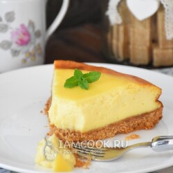 Чизкейк творожный  — рецепт с фото