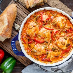 Herzhafte Hähnchenbrust im Backofen