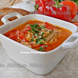 Суп из чечевицы с говядиной