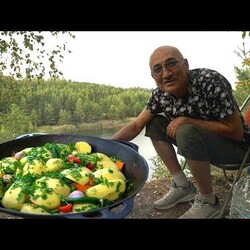 ДЫМЛЯМА узбекская в казане на природе