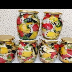 САЛАТ круглый год КАК СВЕЖИЙ! СЕКРЕТ хранения!!! ПРОВЕРЕННЫЙ РЕЦЕПТ!!! #шакароб