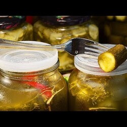 ОГУРЦЫ НА ЗИМУ за 5 минут. БАБУШКИН РЕЦЕПТ Без Уксуса, под КАПРОНОВОЙ Крышкой