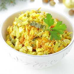 Салат Обжорка с курицей: рецепт с фото пошагово | Меню недели